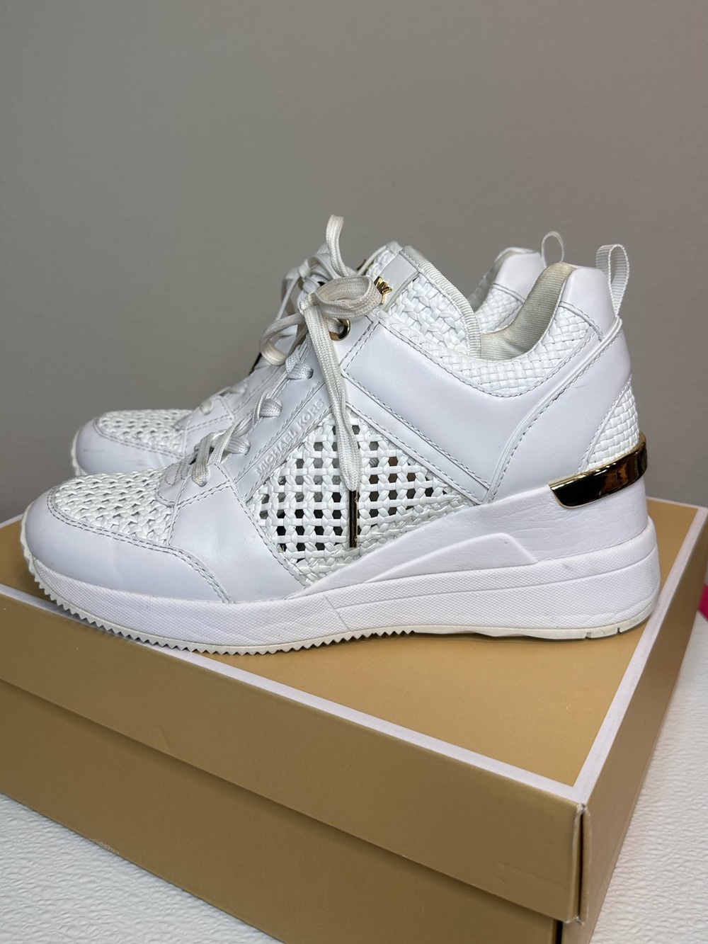 MICHAEL KORS | Georgie Woven Platform Sneaker